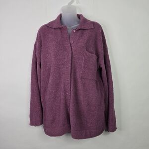 Fashion Nova Plum Cozy Shaket